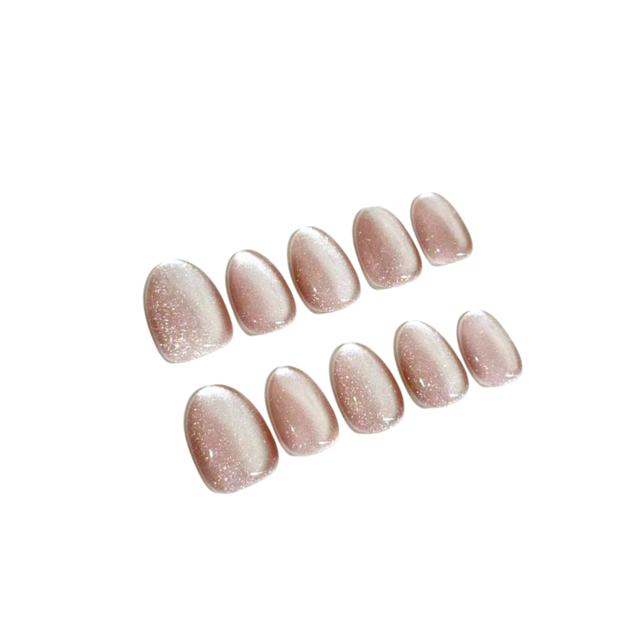 Clear Cateye (short oval)