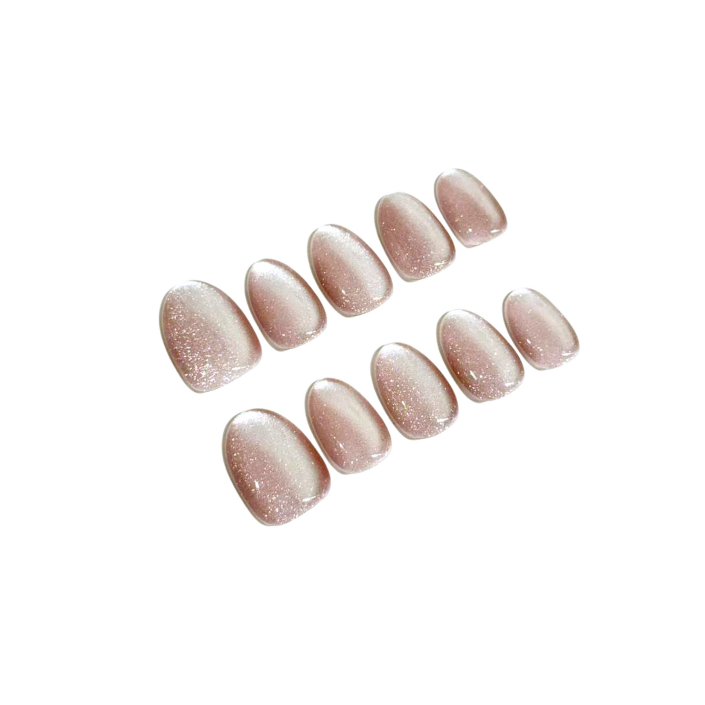 Clear Cateye (short oval)