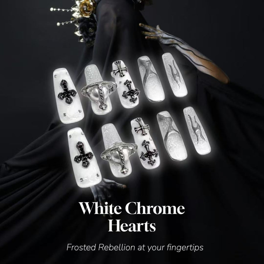 White Chrome Hearts