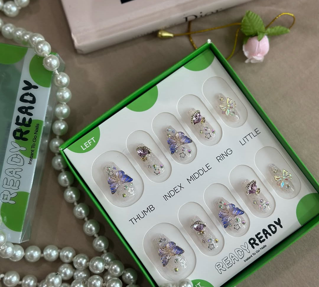 Bridal press-on nails for the wedding day — READY READY NYC