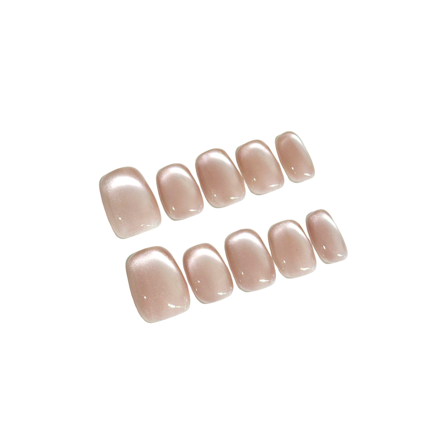 Light Pink Glass (Round Square)