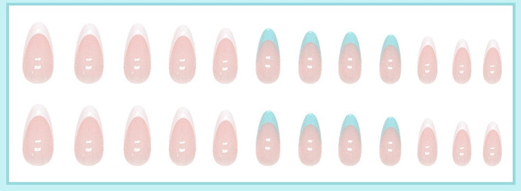 Double French - High quality machine made Press on nails