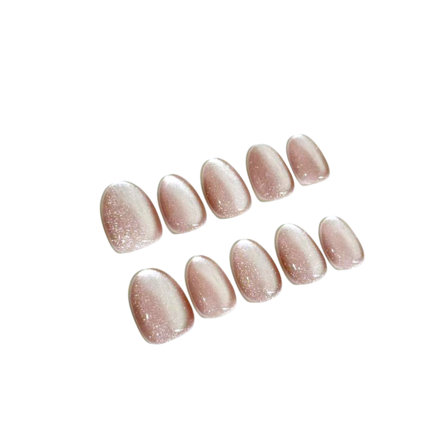 Clear Cateye (short oval)