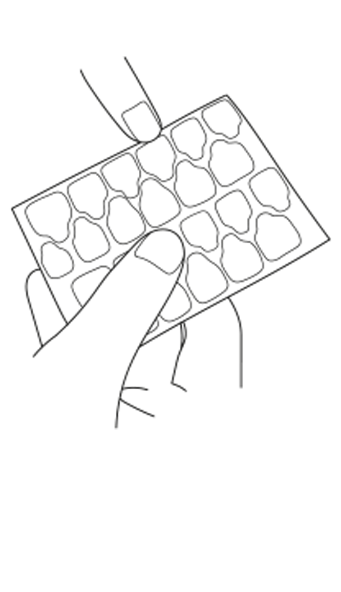 Step 3 - Choose adhesive pad size