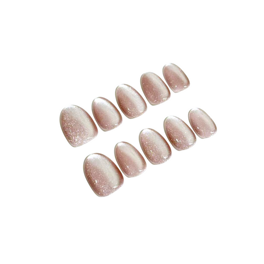 Clear Cateye (short oval)