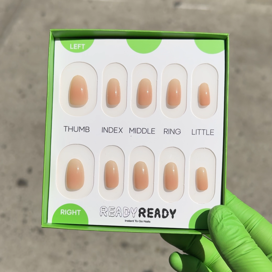 Warm Sunshine handmade press-on nails — READY READY NYC