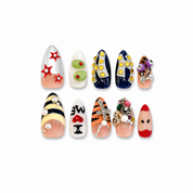 Rich Girl handmade press-on nails — READY READY x Yenah — READY READY NYC