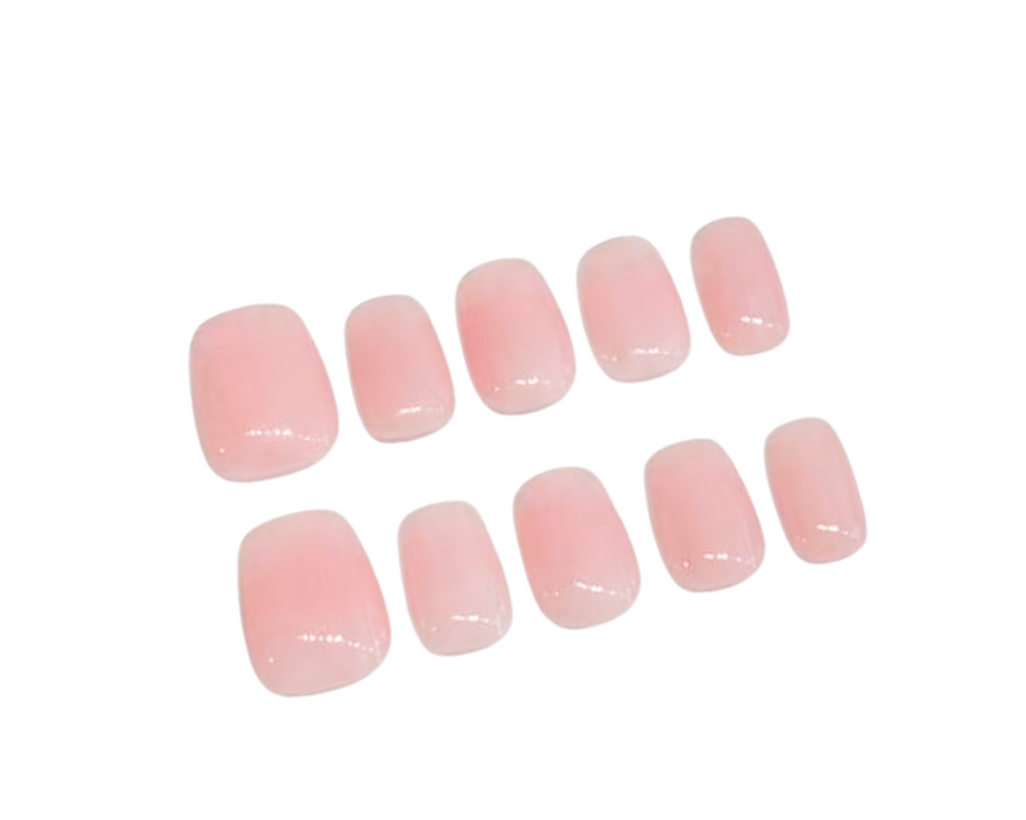 Soft Pink handmade press-on nails — READY READY NYC