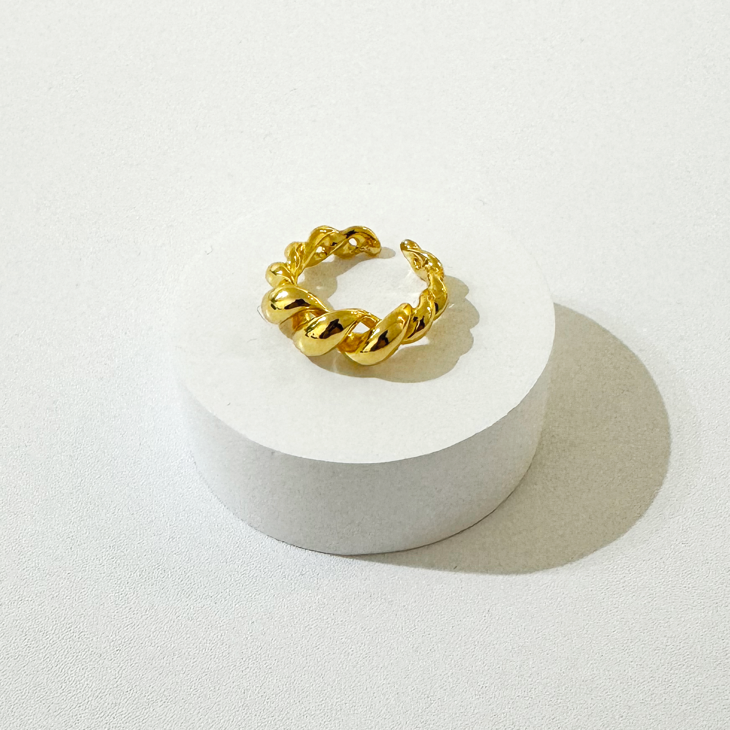 ROPE (Gold) - anti-tarnish ring