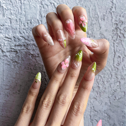 Spring Canvas Flower