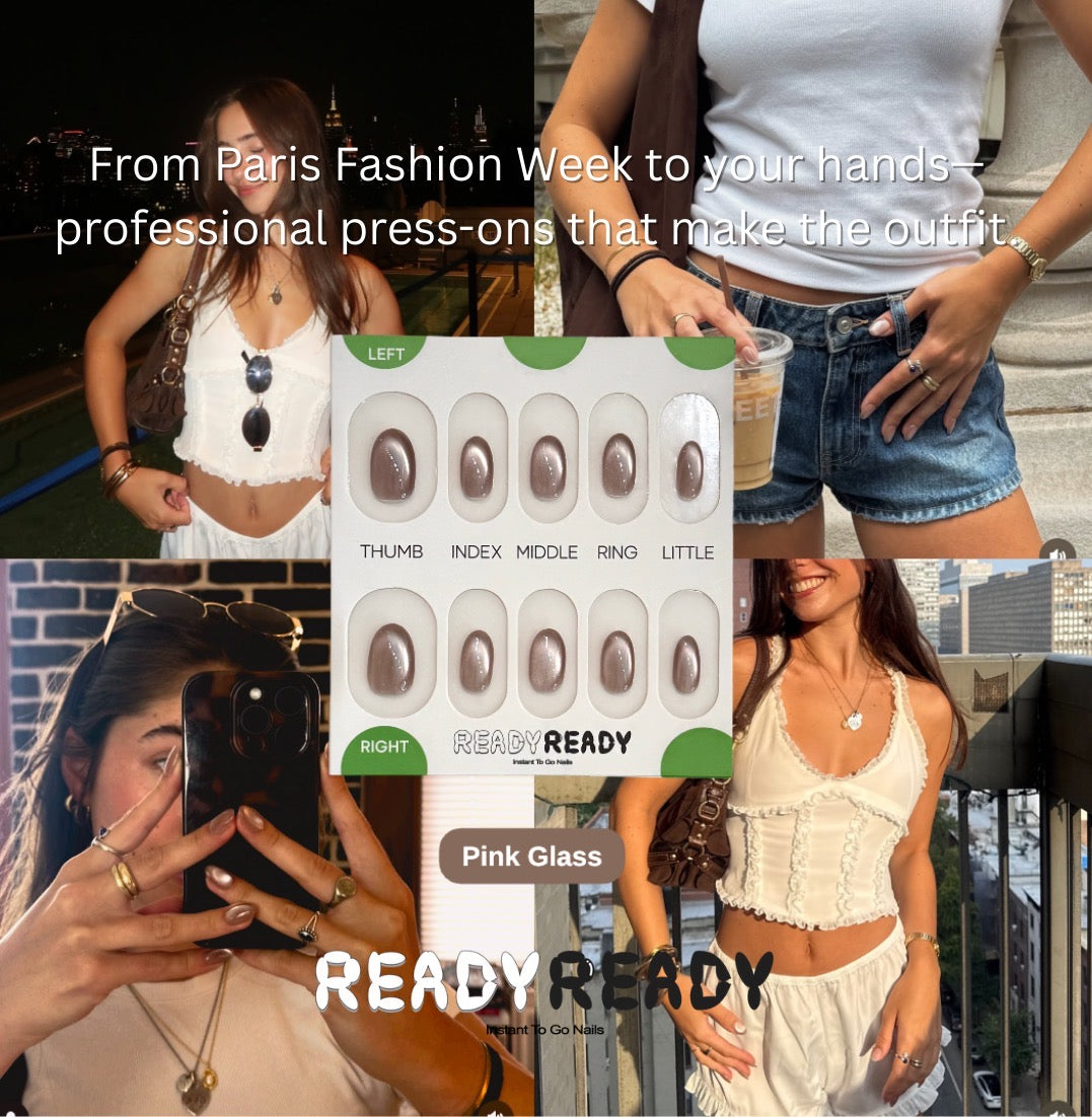 Light Pink Glass (Oval)