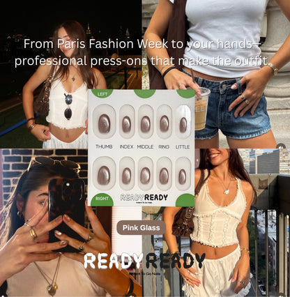 Light Pink Glass (Oval)