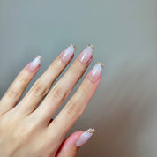 Sparkle Gold Tip French