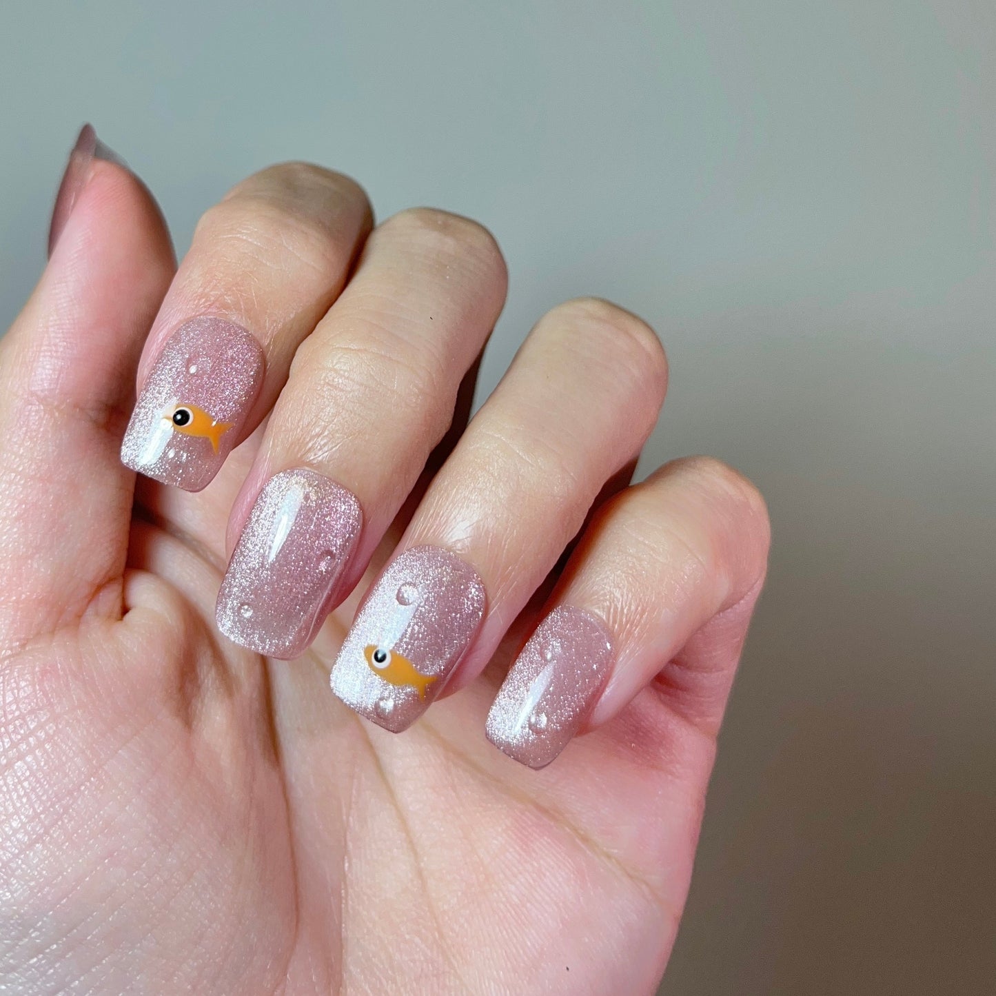 Pink Gold Fish