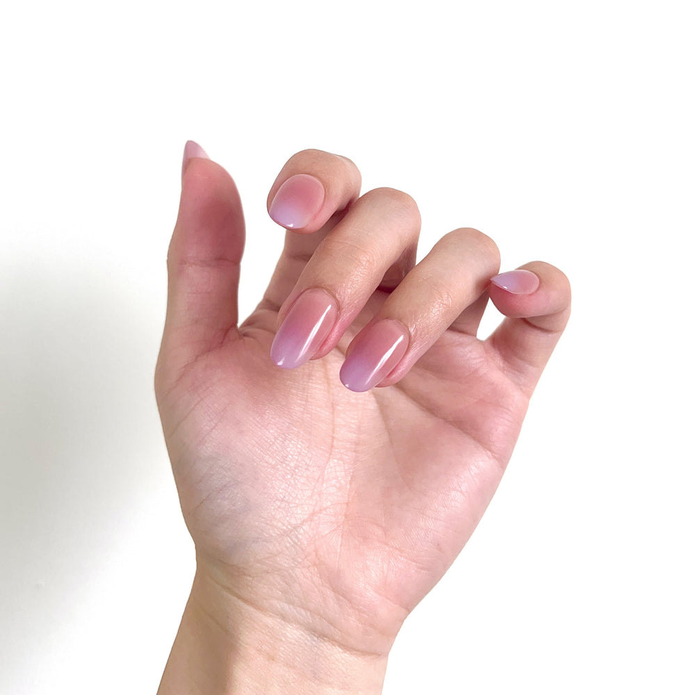 California Sunset press on nails on hand