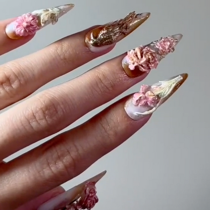 Golden Wood & Flower