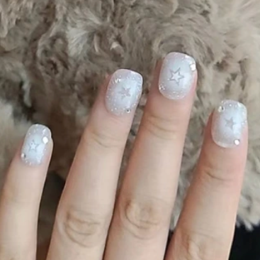 White Sparkle Star