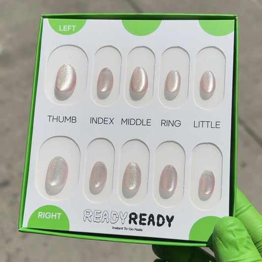 Clear Cateye (short oval)