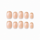Sparkle Gold Tip French