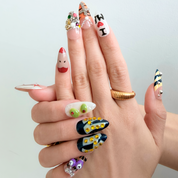 Rich Girl handmade press-on nails — READY READY x Yenah — READY READY NYC
