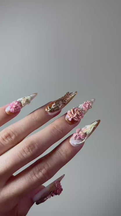 Golden Wood & Flower