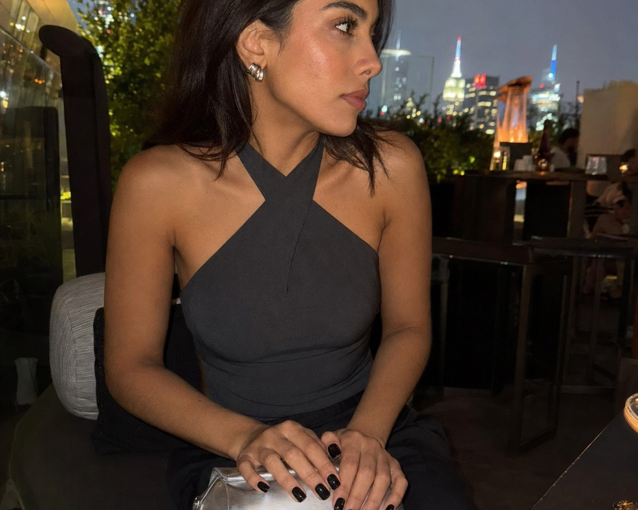 BLACK handmade press-on nails — READY READY NYC