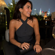 BLACK handmade press-on nails — READY READY NYC