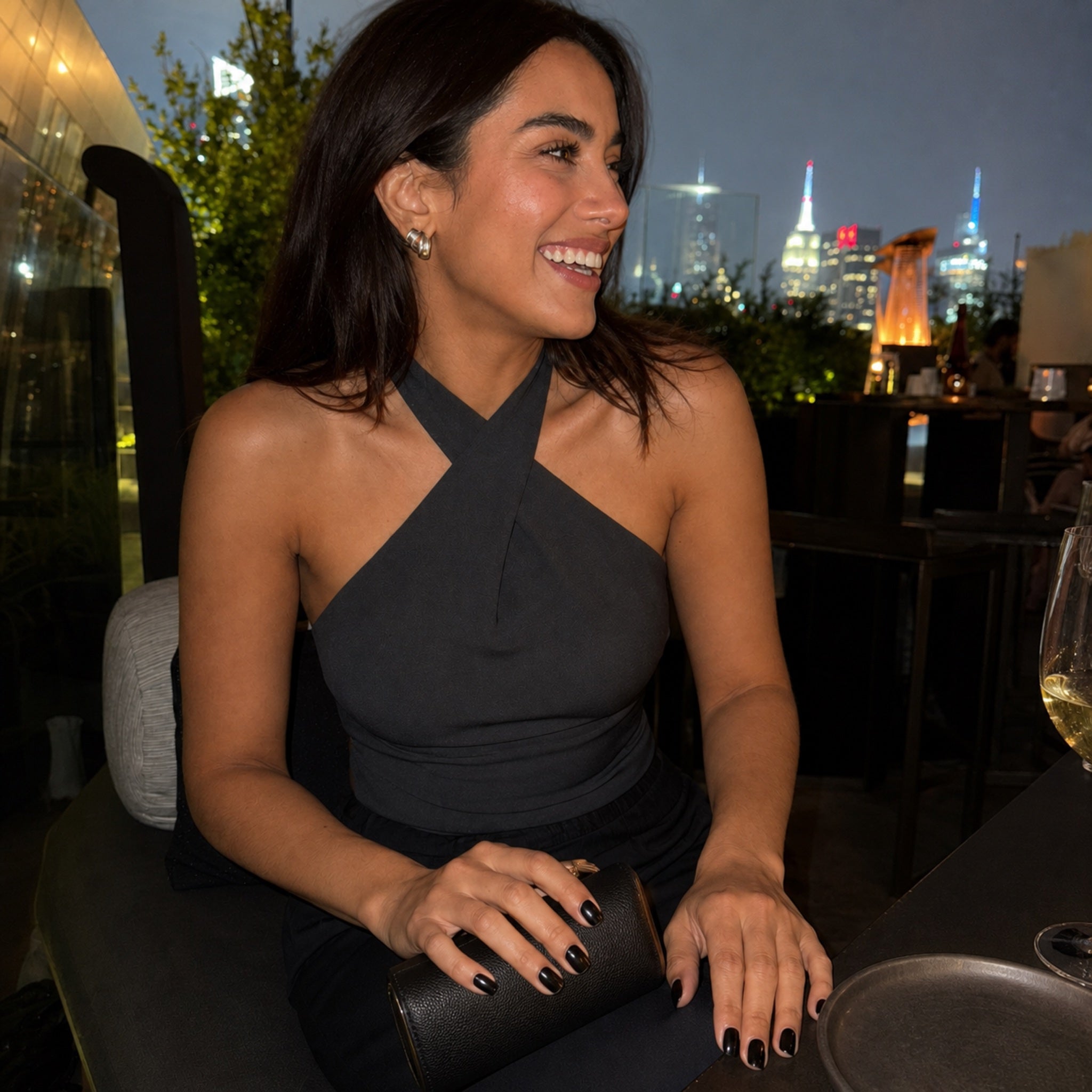 BLACK handmade press-on nails — READY READY NYC