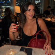RED handmade press-on nails — READY READY NYC